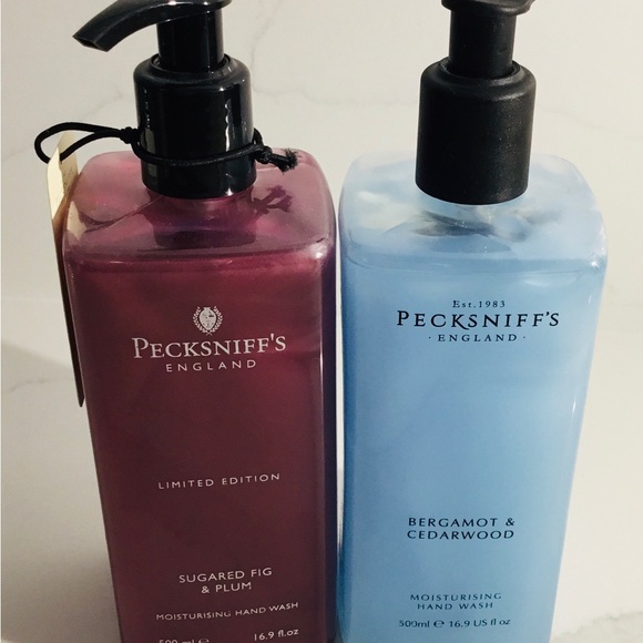 2 Hand Wash Pecksniff’s Sugared Fig & Plum & Bergamot Cedarwood 16.9 oz Each New - Picture 2 of 4